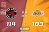 🏀西亚卡姆27+11 特伦特28分 詹姆斯30+9 猛龙轻取湖人迎4连胜