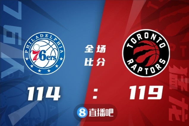 🏀西卡37+11+12 恩比德30+10 哈登13+15 猛龙终结76人3连胜