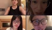 张茹：杨舒予你的小肌肉在哪呢？杨舒予：没有 我是细狗😂